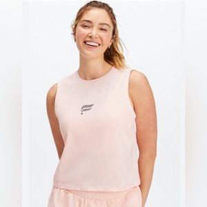 NWT Fabletics Phoenix Breathe Muscle Tank Light Pink Size XXL